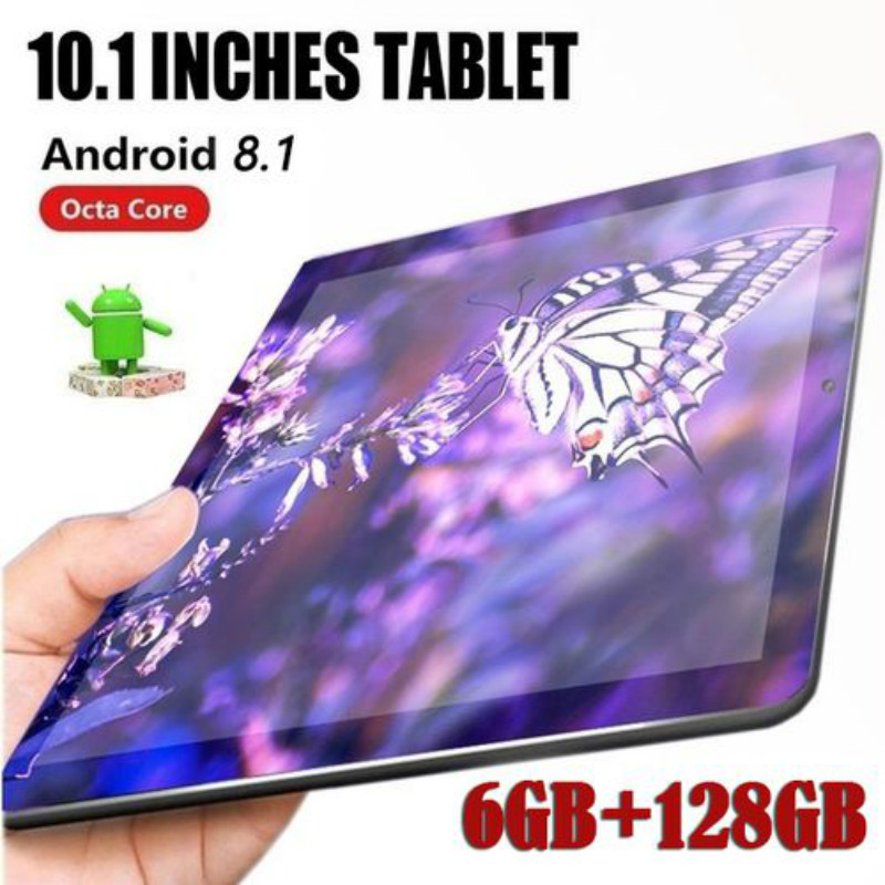 

2020 New 10.1 inch Tablets with 6GB+128GB WiFi Tablet PC Support Dual SIM Card Tablet 4G Phone Call 10 Core Kid Gifts, As pic