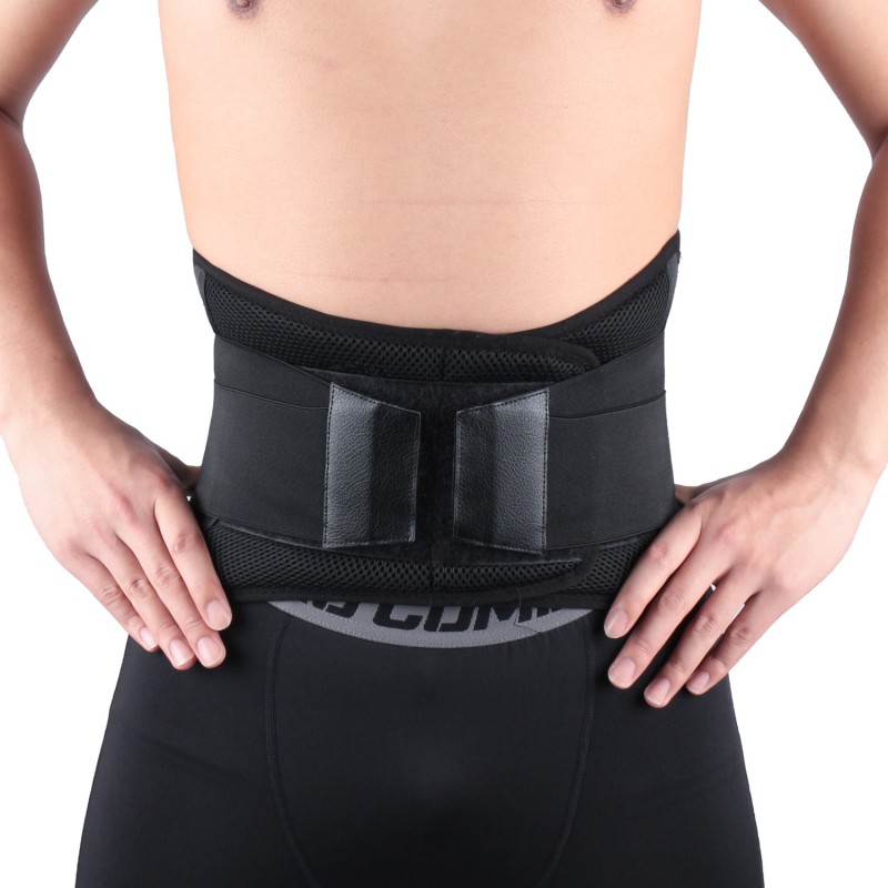 

Lumbar Support Waist Pain Back Supporting Brace For Fitness Weightlifting Belts Sports Safety Corrector, As pic