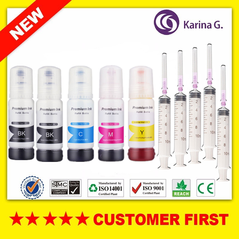 

70ML / Bottle Refill Dye Ink For T544 T004 T003 T104 T103 T522 Suit for L3110 L3150 L3106 L3108 L3115 L3116 L3117 etc