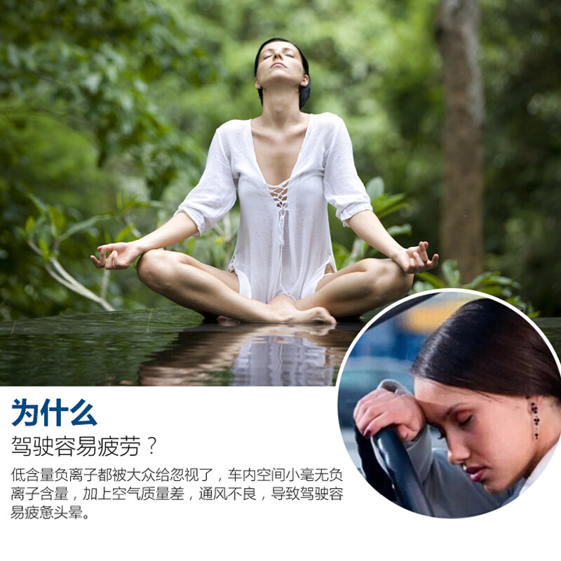 

Portable Air Purifier Desktop Car Home Car Air Purifier Negative Ion