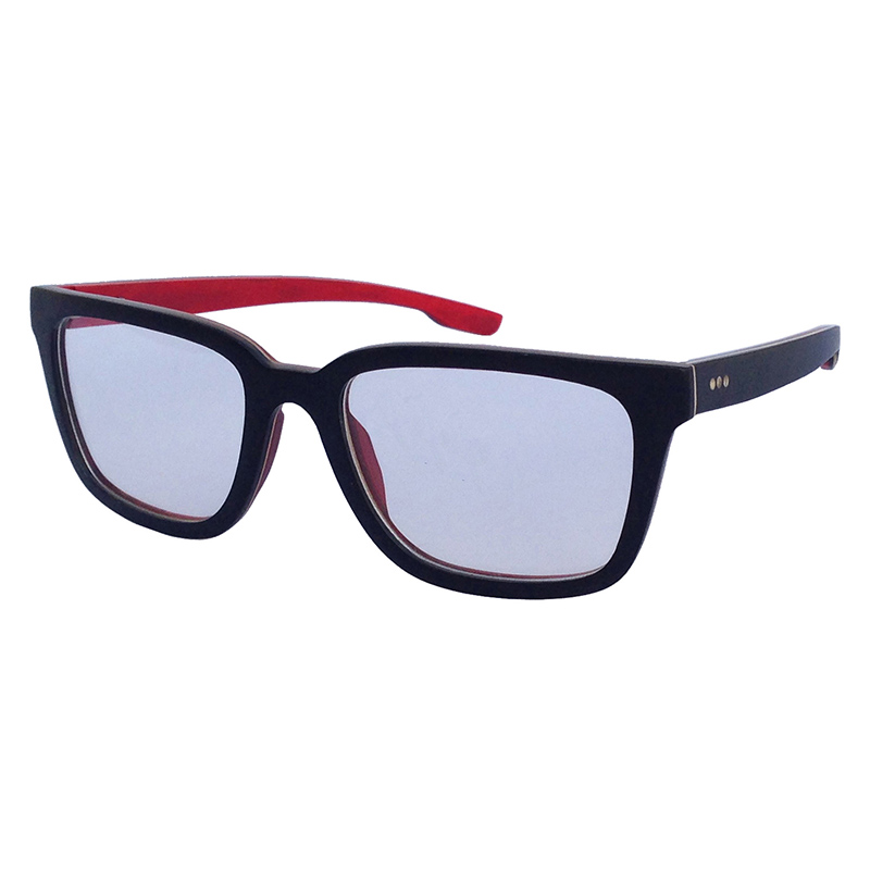 

brand new butterfly black outside red inside layered wood optical glasses