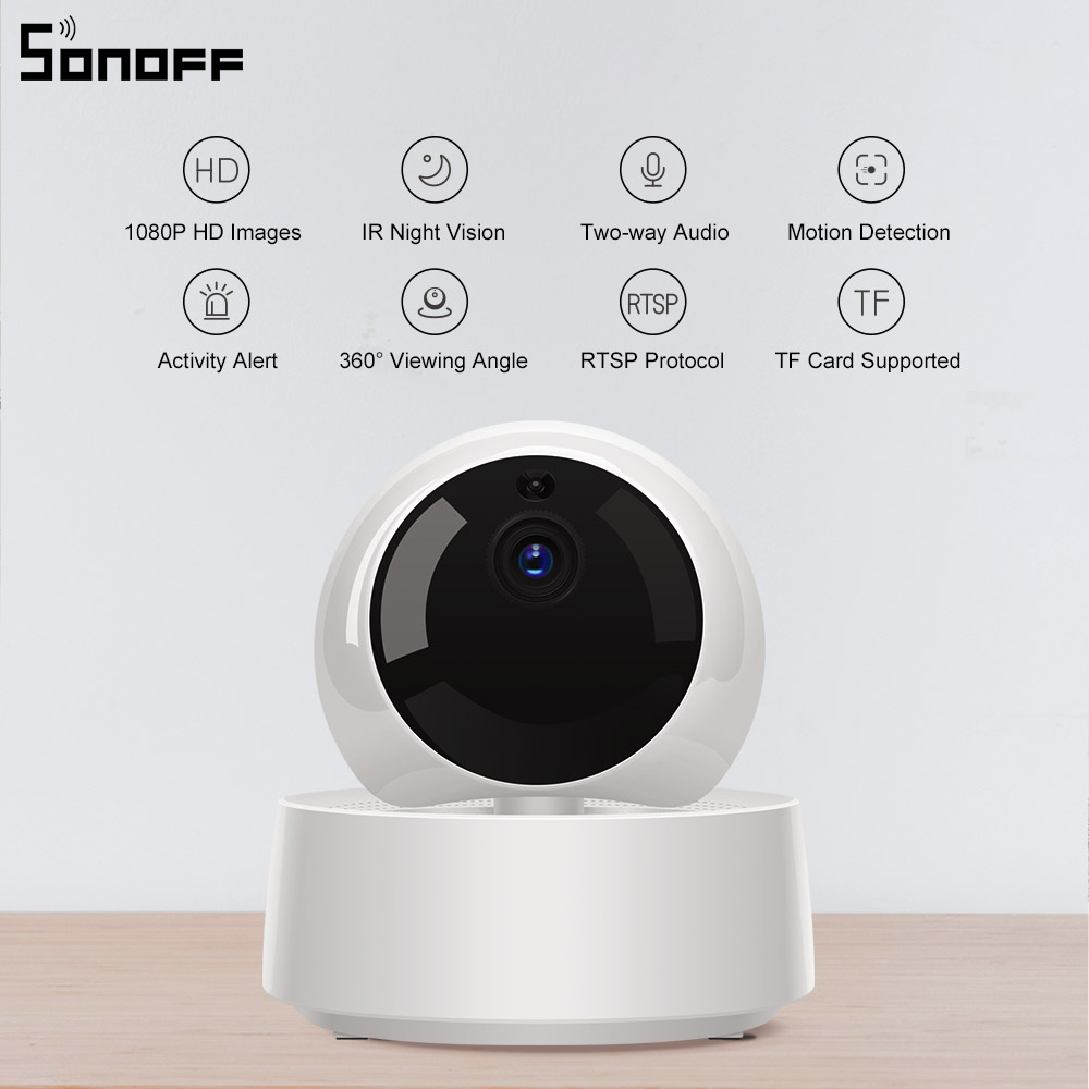 

GK-200MP2-B 1080P HD Wireless WiFi IP Security Camera Motion Detective 360° Viewing Activity Alert Ewelink APP Control