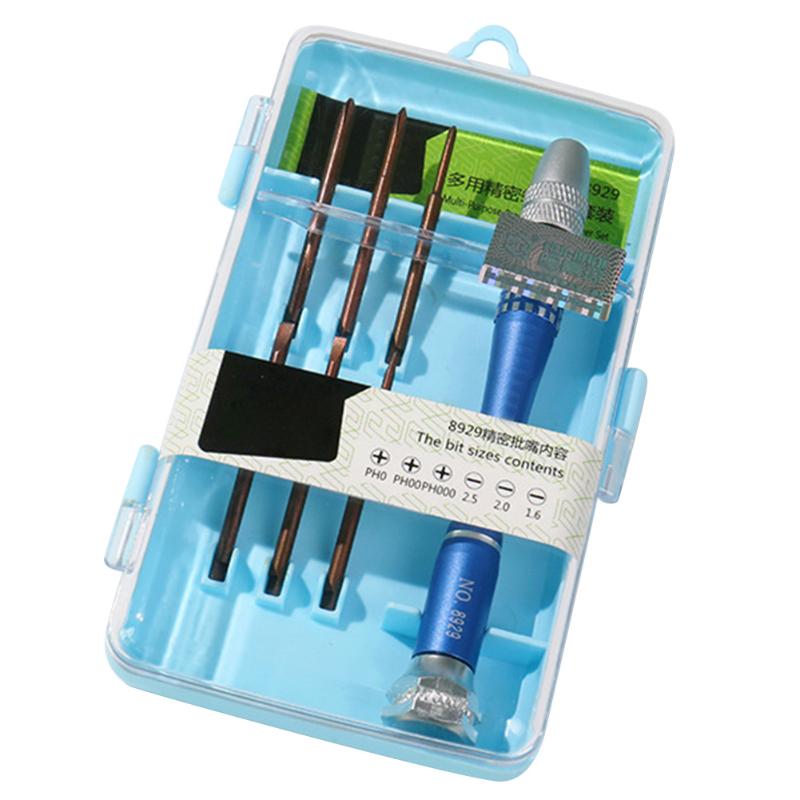 

Newly 7-in-1 Precise Slotted and Screwdrivers Set Disassembly Tools Kit for Watch Cell Phone Camera Repair XSD8