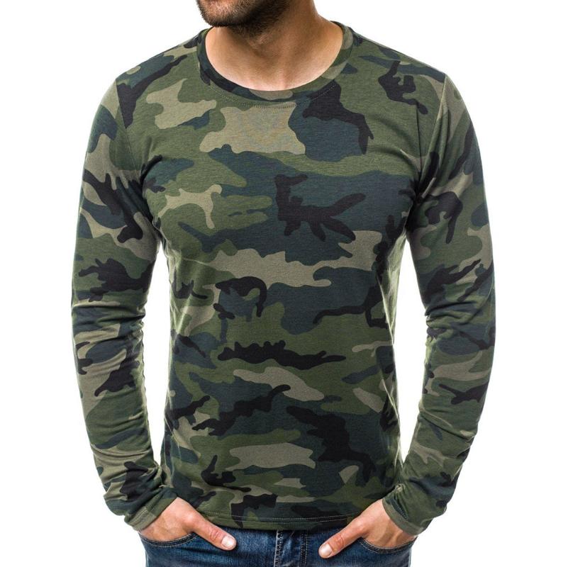 

T Shirt Men Summer Quick Dry Camouflage O Neck Short Sleeve T-Shirt Mens Casual Tee Tops Outdoor sport Tactical Combat T Shirts, Army green