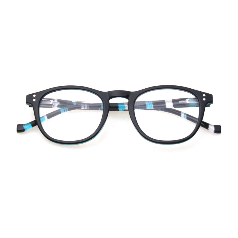 

Fashion Round Reading Glasses Spring Hinges Men's and Women's Readers Glasses Frame Material Lenses Optical Attribute Lens Width