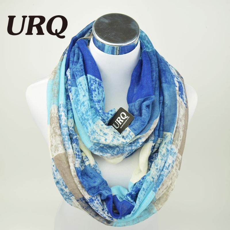 

Winter Tube Scarves Warm For Women 2020 New Design plaid lady Ring Scarfs Infinity Scarf muffler V8A18430