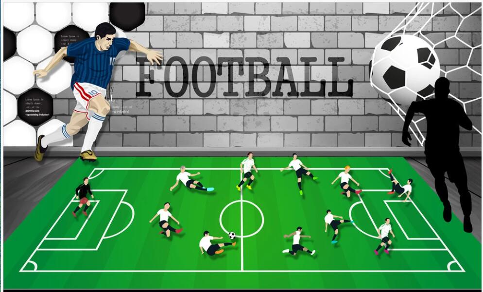 

WDBH 3d wallpaper custom photo Huge bar football theme background wall living room home decor 3d wall murals wallpaper for walls 3 d, Non-woven