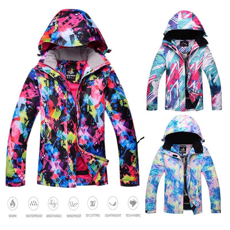 

New Outdoor Thick Warm Skiing Suit Women Men Waterproof Windproof Skiing Snowboarding Jacket/Pants Snow Costumes Sportswear, Black