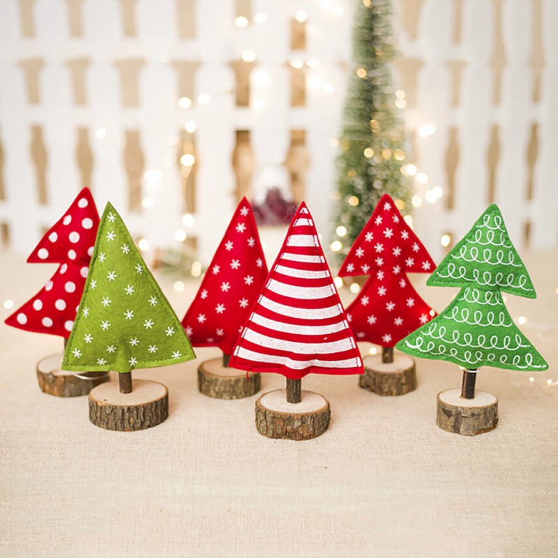 

Christmas Decoration Wooden Stakes Ornaments Christmas Tree Creative Ornaments Home Garden Festive Party Supplies