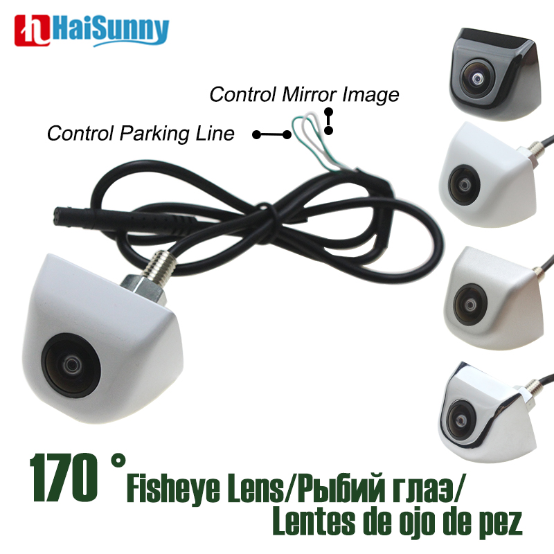 

Waterproof Car Fisheye lens Full HD CCD Sony CCTV Backup Rear Camera 170 Degree No Parking Line Starlight Night Vision