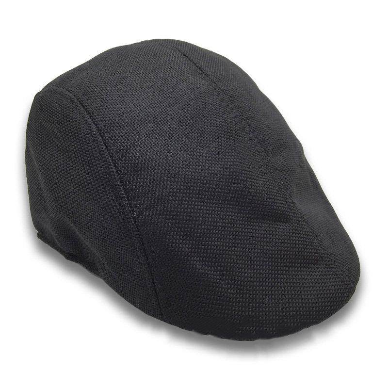 

New Fashion Casual Hat Golf Newsboy Classic Wool Cap New Herringbone Duckbill Ivy WML99, Beige