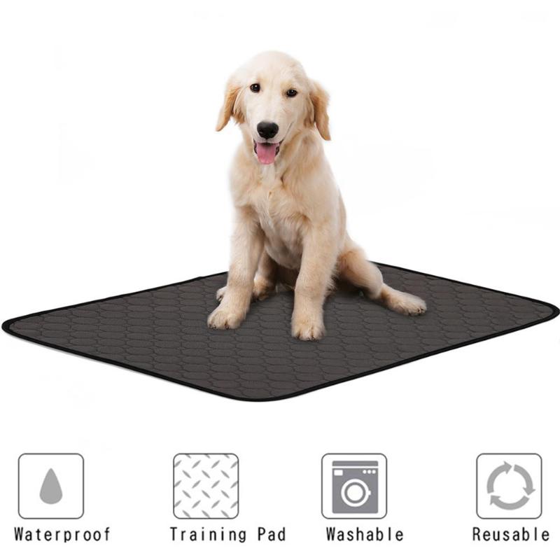 

Washable Dog Pet Diaper Mat Urine Environment Protect Absorbent Diaper Pads Waterproof Reusable Training Pad Dog Seat Cover, As pic