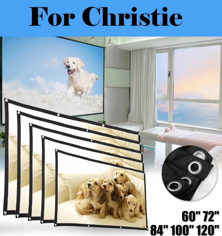 

Portable HD 120 inch 4:3 Foldable Fiber Canvas Projection Screen for Christie DHD700-GS DHD850-GS DHD851-Q DHD951-Q DS+10K-M