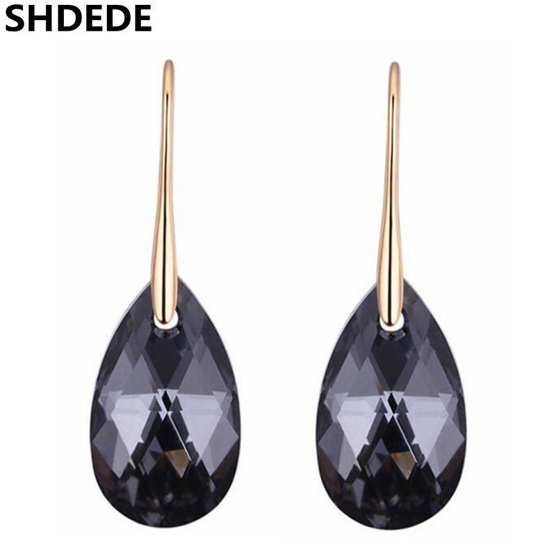 

SHDEDE Womens Accessories Crystal from Long Water Drop Earrings Jewelry Dangle Pierced Hanging .27279