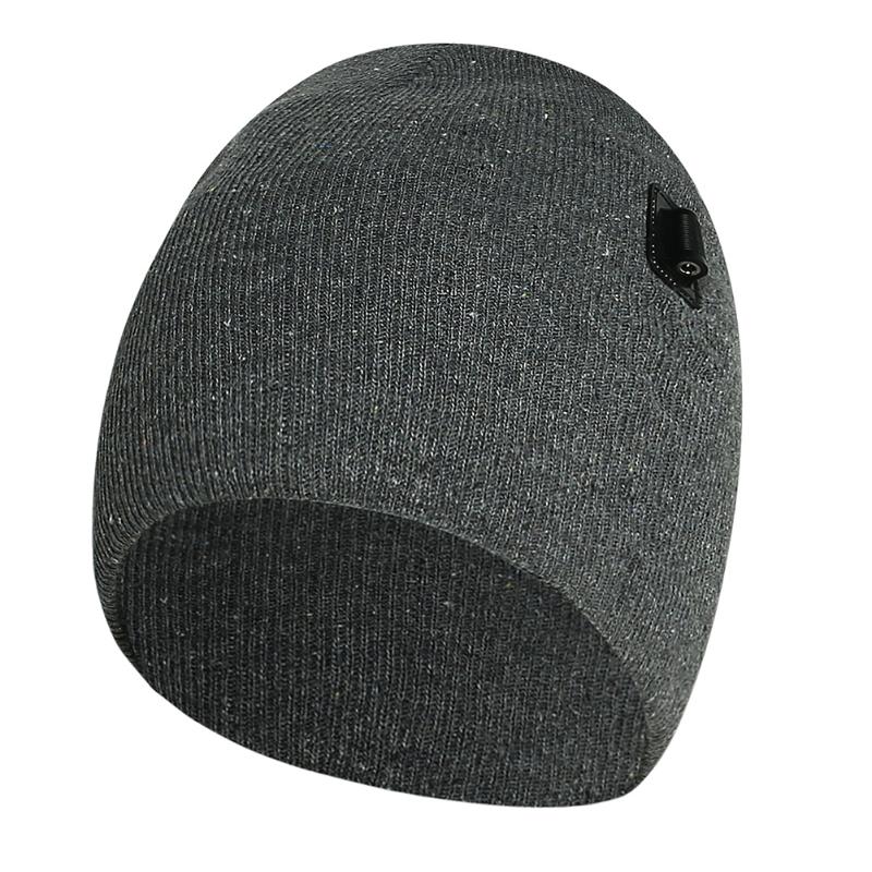 

Men Women Battery Skiing Warm Knit Cap Solid Electric Heated Hat Winter Outdoor Sports Cycling Fishing Rechargeable Skull Beanie