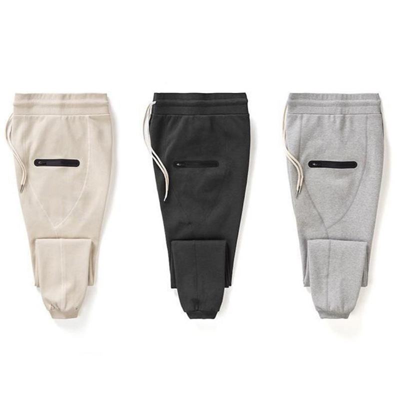 

Autumn Men Pants Hip Hop Harem Joggers Pants 2020 New Male Trousers Mens Joggers Solid Multi-pocket Sweatpants, Black