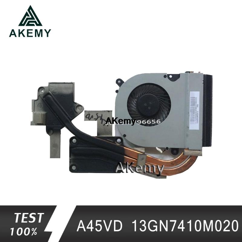 

Akemy Original For Asus K45V K45VD K45VS K45VM A45V A45VD A45E Laptop Cooling CPU GPU HEATSINK FAN 13GN7410M020