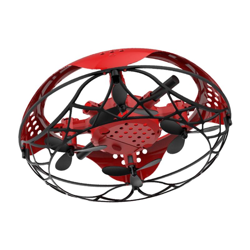 

Mini Drone Flying Globe Hand Controlled Helicopter LED Induction Aircraft RC ToysAnti-collision Quadcopter toys