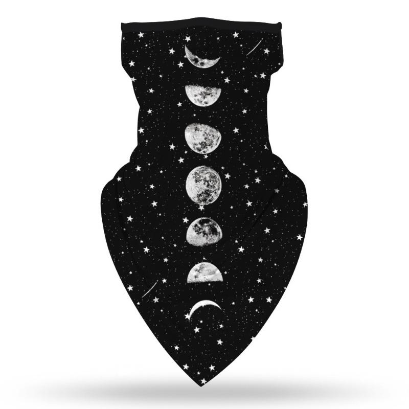 

Triangle Bandana Half Face Scarves Hanging Ear Tube Scarf Ice Silk Neck Gaiter UV Sun Cover Smooth Breathable Headband Men Women, 099