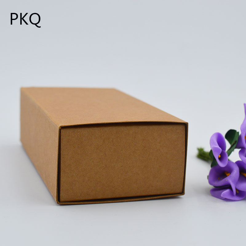 

150pcs 16.2*9.2*3.2cm, 150pcs 17*10*4.2 cm, Brown Kraft Paper Box Drawer Gift Box