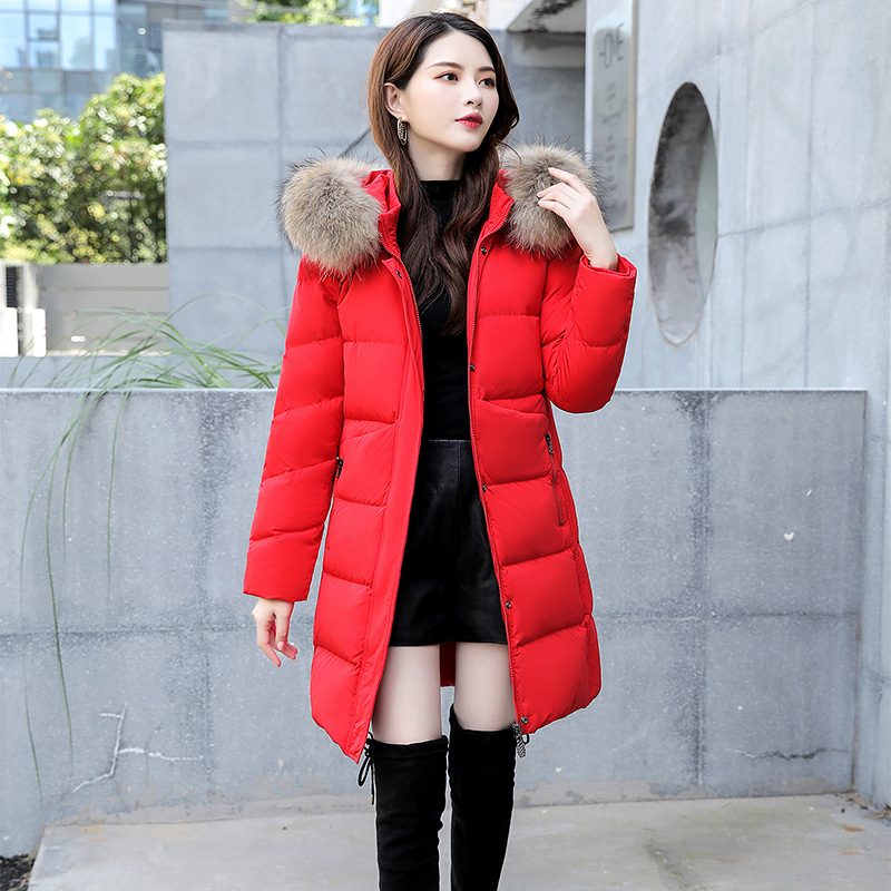 

Winter Women' Down Jacket Fashion Korean Woman Hooded Parkas Coat Autumn Women Thicken Clothes Chaquetas Para Mujer WPY1180, 1999 red