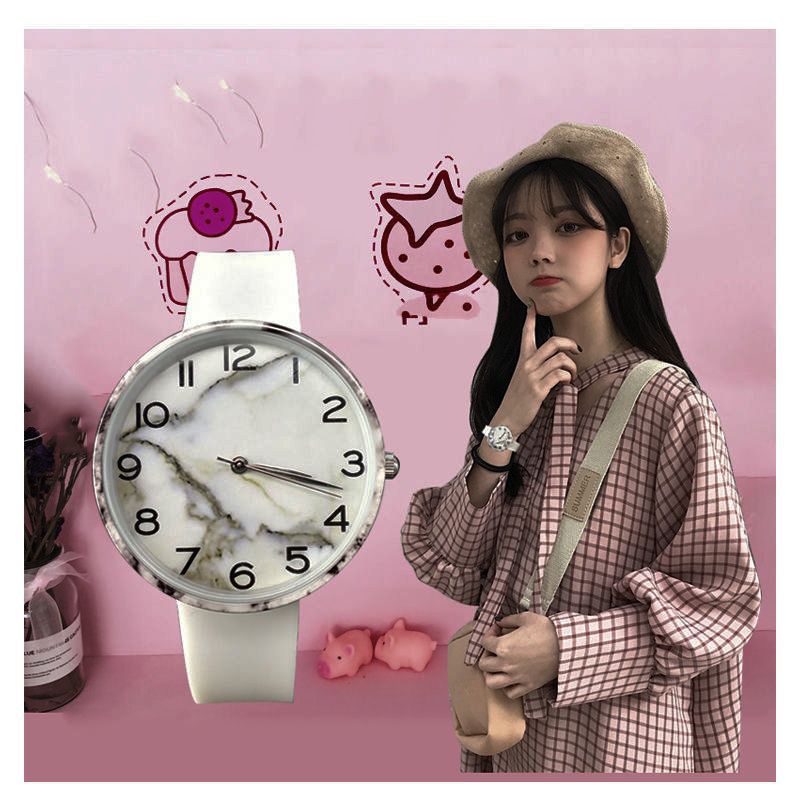 

Wristwatches Fashion Watch Women Quartz Wristwatch Casual Slim Pu Leather Watches Female Elegant Dress Relogio Feminino Montre Clock, As shown-4