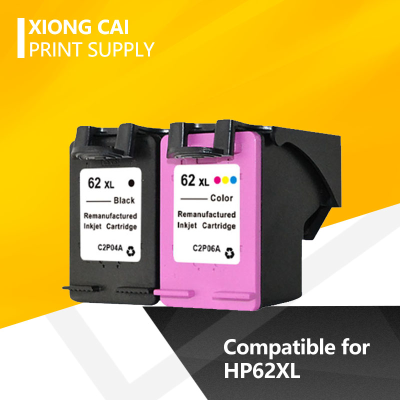 

2020 For 62 Compatibel Ink Cartridges For 62 Envy 5640 5660 7640 5540 5545 Officejet 5740 5743 5744 5745 printers