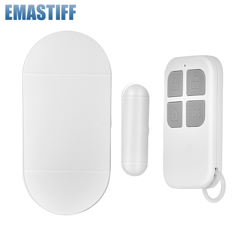 

Door Window Entry alarm 433mhz Wireless Remote Control Door Sensor Alarm Host Burglar Security System Home Protection Kit