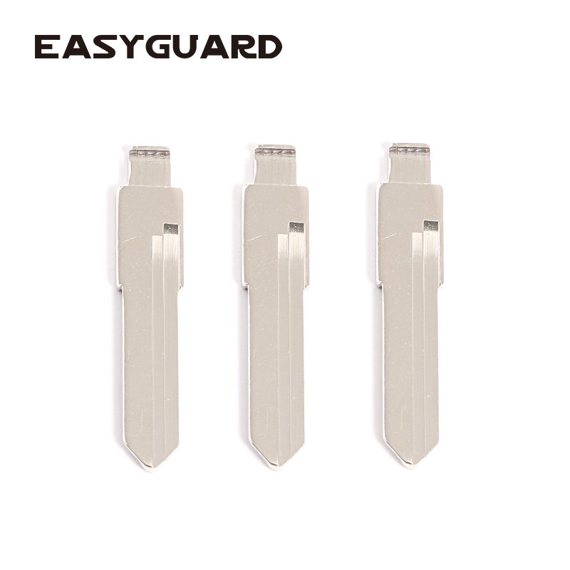 

EASYGUARD replacement spare uncut Blank Key blade for releasing steering wheel lock #01 chromed copper 3pcs/pack car