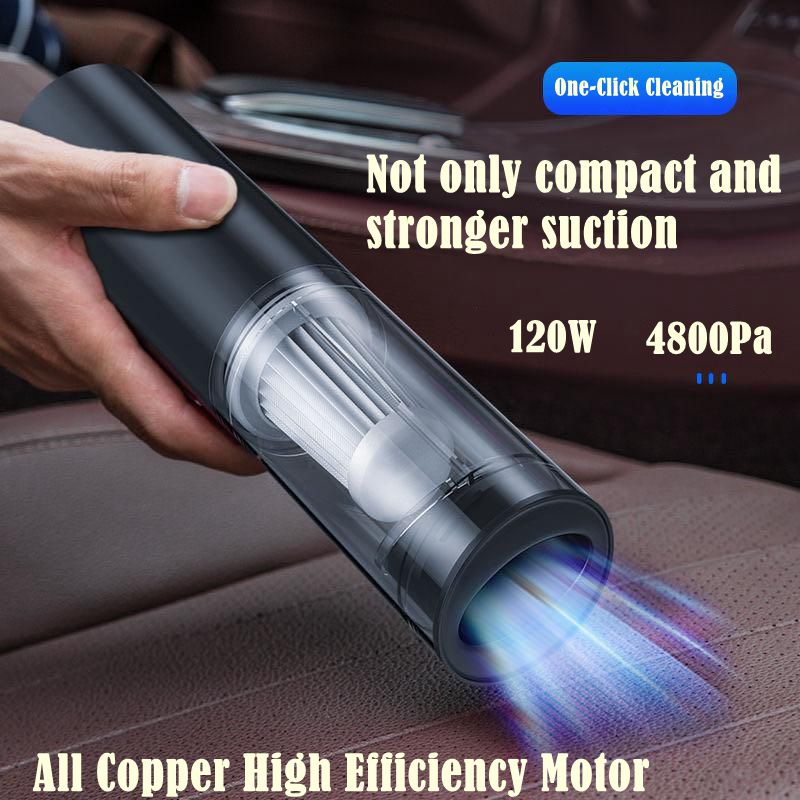 

New Genuine Car Vacuum Cleaner Car Portable Vacuum Cleaner Handheld 12V 120W 4800MP Copper Wire Motor Mini