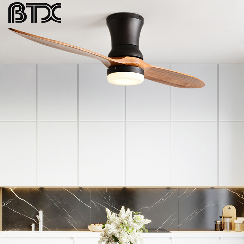 

BTX Modern LED country industrial wood ceiling fan with lights wooden ceiling fan decorative lights light