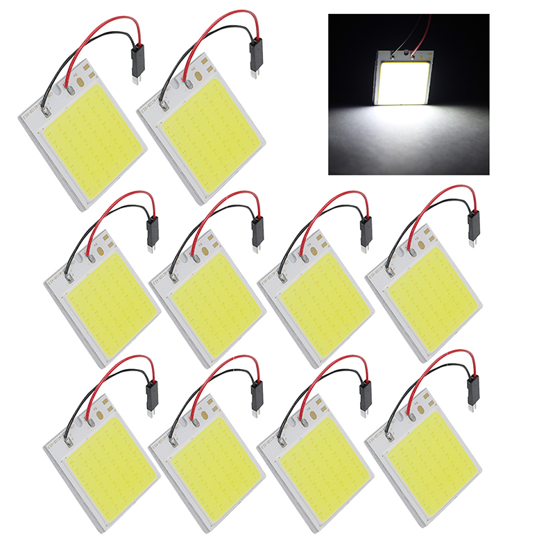

YOLU LED COB Bulb COB LED Festoon 12V Super Bright White Car Interior Dome Reading Light, As pic