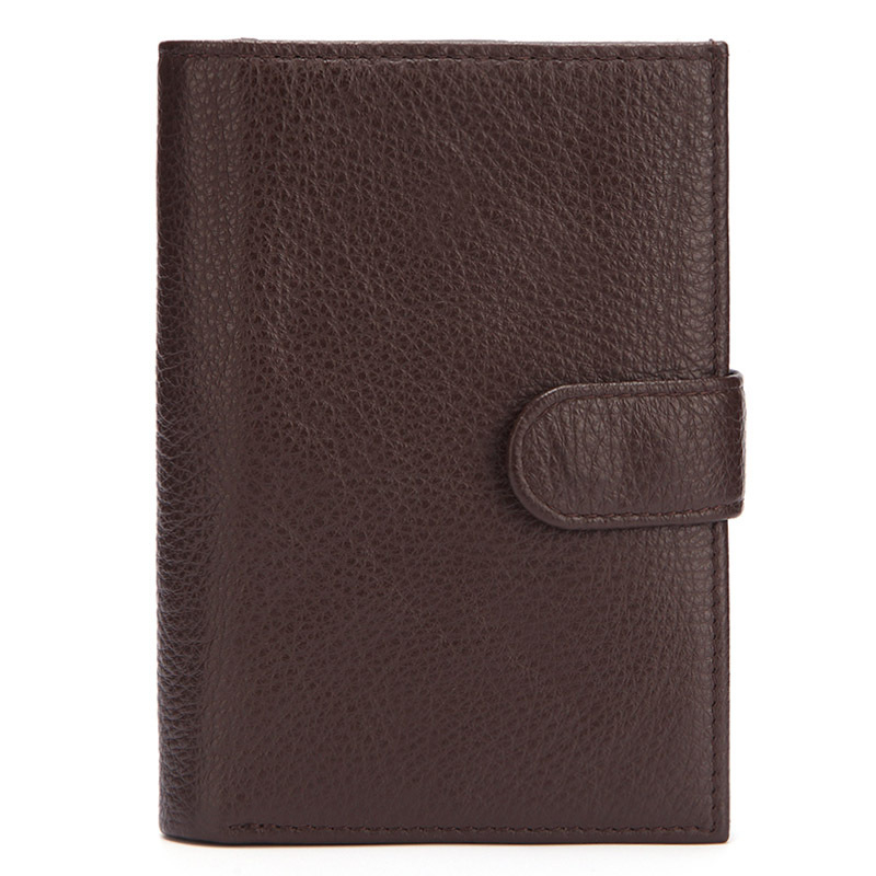 

Men Purse Genuine Cow Leather Wallets lining passcard pocket Male Certificate Package Short Billetera Coin Pockets Big Capacity, Black
