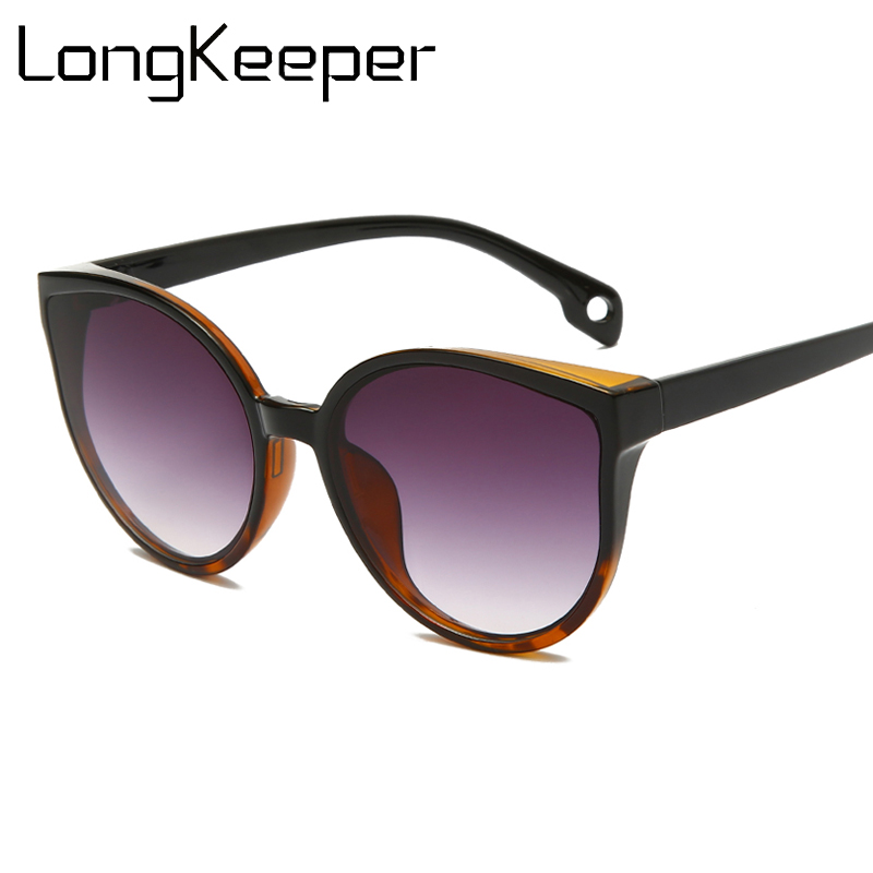 

LongKeeper Cat Eye Sunglasses Women Vintage Gradient Glasses Retro Sun Glasses Female Fashion Driving Eyewear UV400 Shades