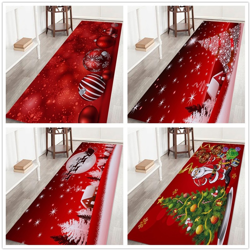 

Export Christmas Series I home bedroom front long non slip floor mat carpet mixed batch factory sell wholesale
