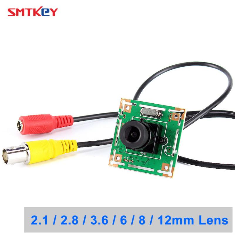 

SMTKEY Wide View 700TVL Color CMOS Camera 960H Analog Camera to TV monitor or DVR system