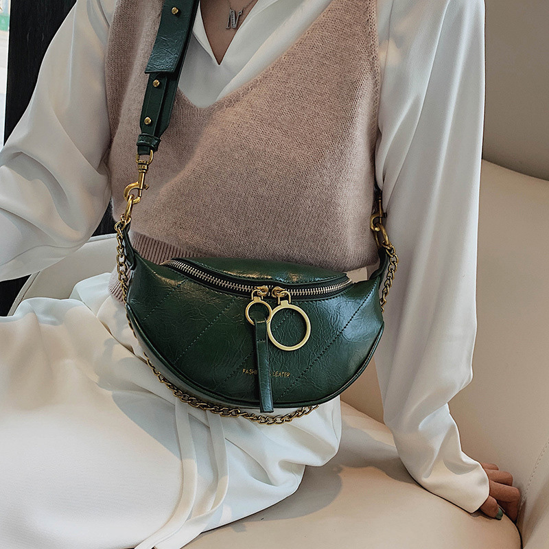 Sac banane extra large en cuir organiseur pour documents de voyage avec de no...