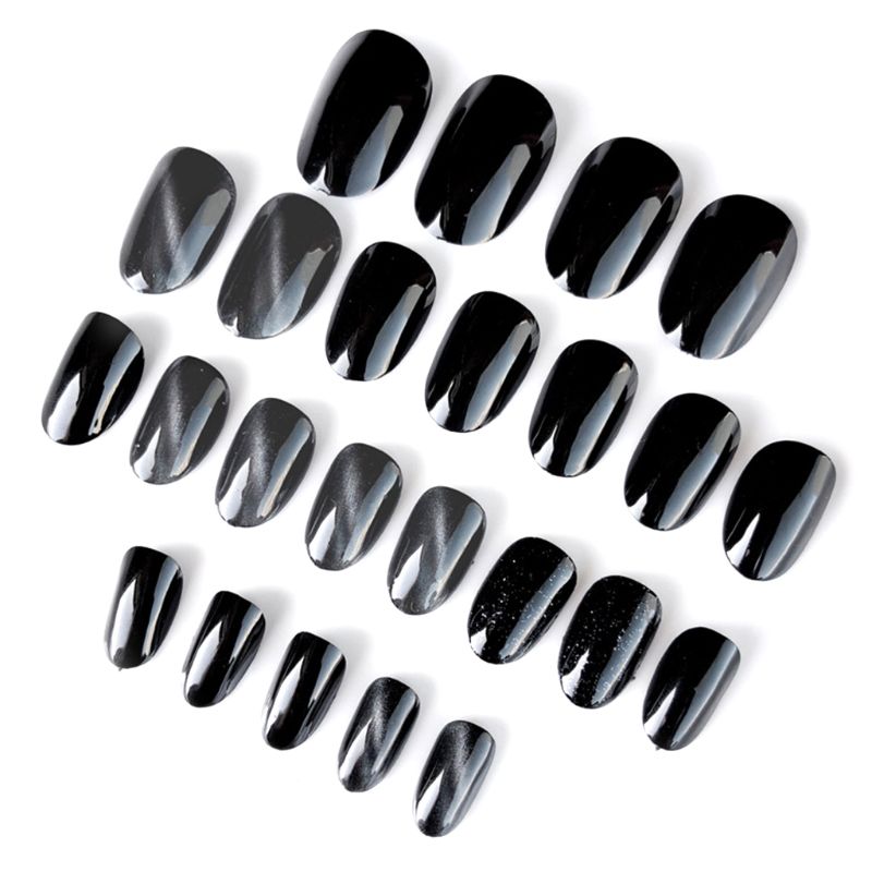 

24pcs/set 29 Styles Elegant False Nails Finished Nails Simple Middle-long Size Lady Full Nail Tips Patch Art Tool Bride, 63