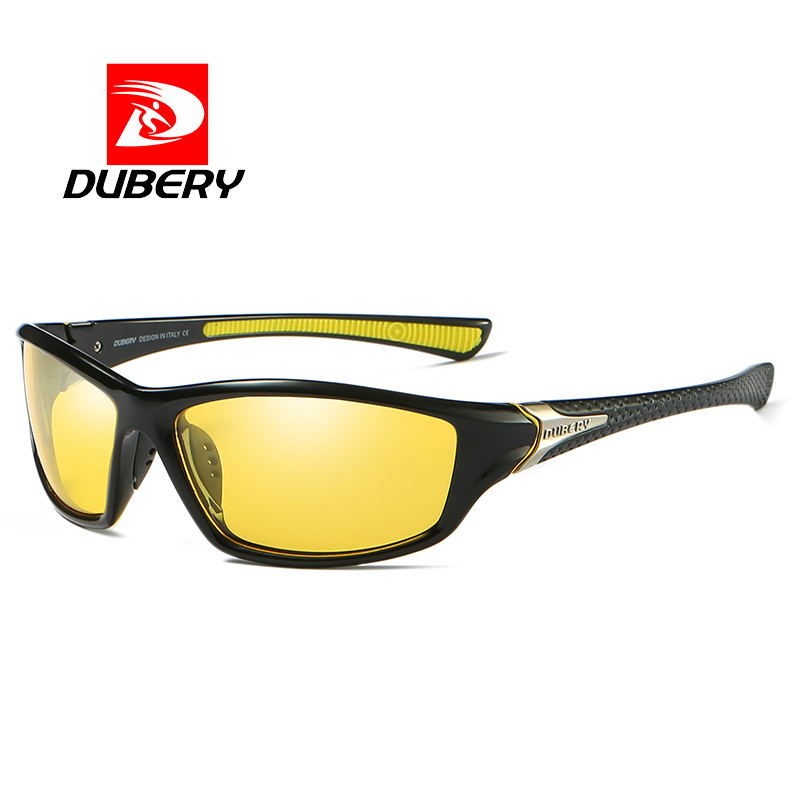 

DUBERY Night Vision Protection Sunglasses Men's Driving Shades Elegant Sun Glasses For Men Brand Oculos Gafas De Sol 2020
