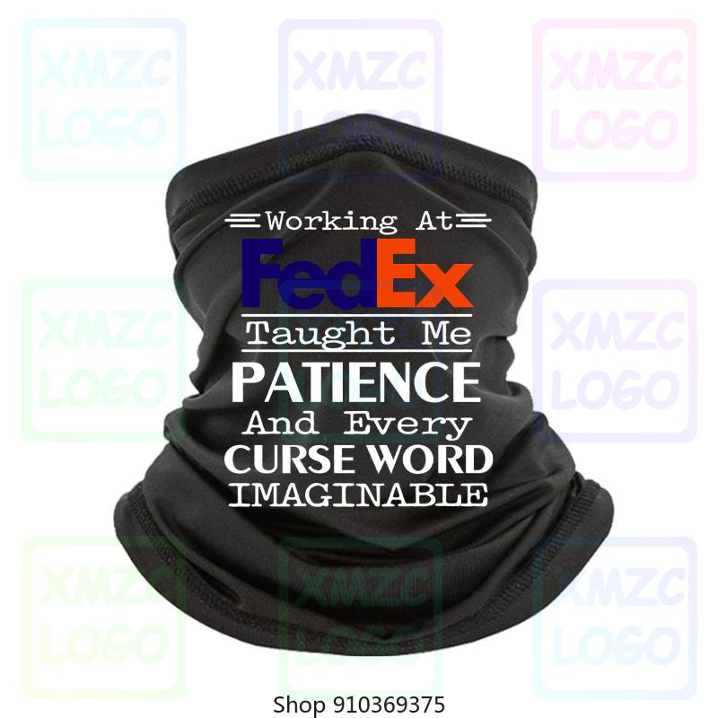 

Working At Fedex2 Teaches Me Patience And Every Curse Word Imaginable Mens Bandana Headband scarf Bandana Neck Warmer Women Men