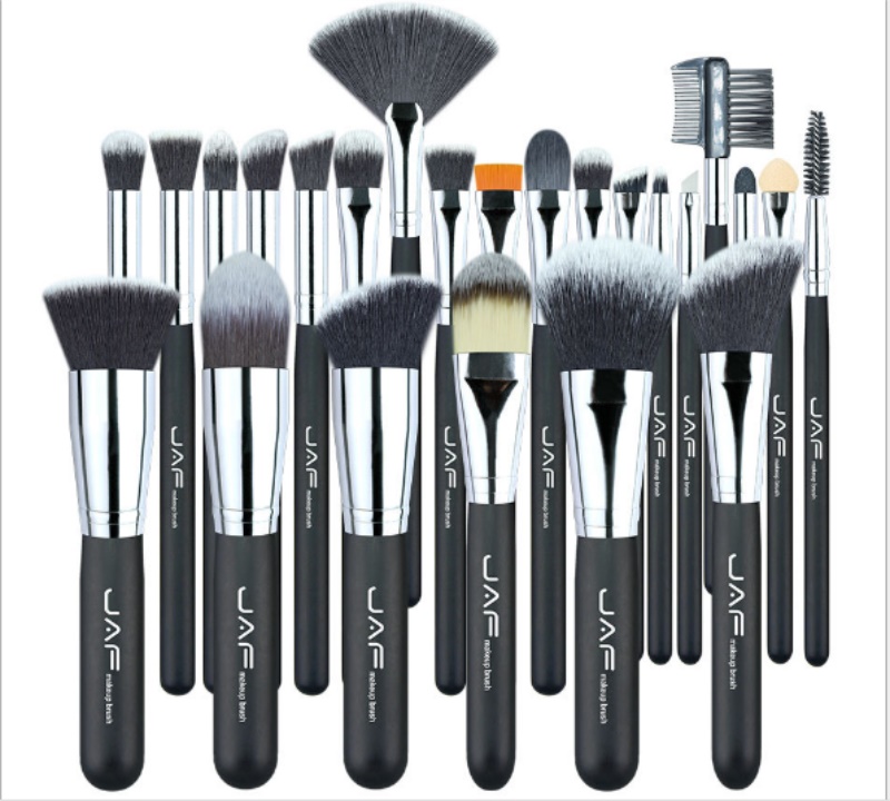 

24 Pcs Professional Makeup Brushes Very Soft Synthetic Taklon Hair Suitable Gift Metal Box Packing / by dhl 20pcs
