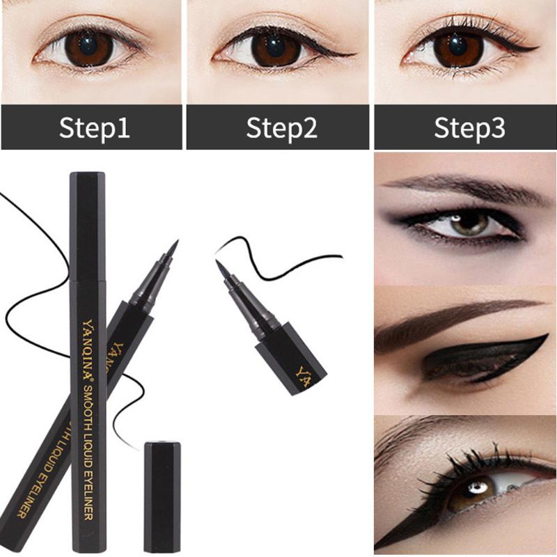 

Cat Eyeliner Eyeliner Sexy Eye Makeup Double waterproof Tool No Smudge Liquid Pen Cosmetic Tools, As shown