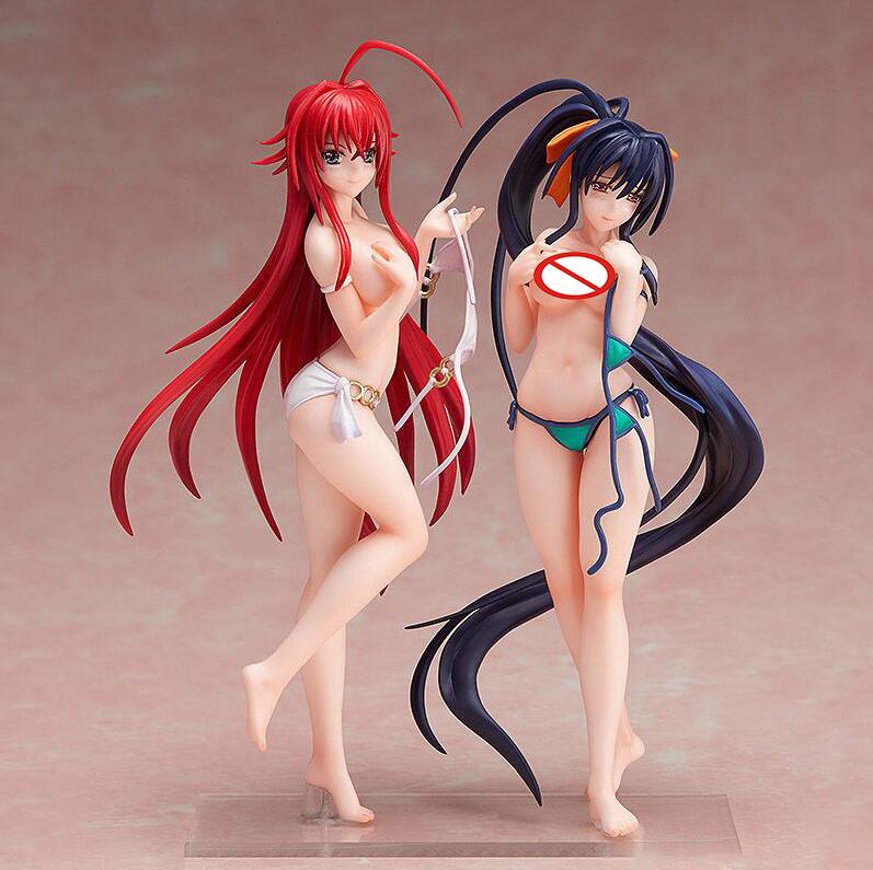 

Release High School DxD Rias Gremory Akeno Himejima Swimsuit PVC Action Figure Anime Sexy Girl Model Toys Gift