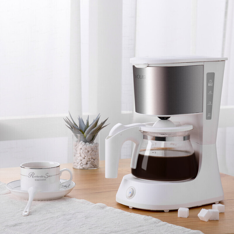 

652ml Coffee Machine 220V Espresso coffee Maker With Glass Kettle Coffee Powder Filter Anti-Drip Insulation Teapot From Youpin
