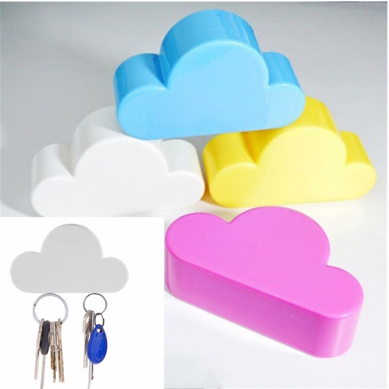 

Cute Cloud Shape Key Hanger Wall Home Holder Keychains Magnetic 1PC Decoration