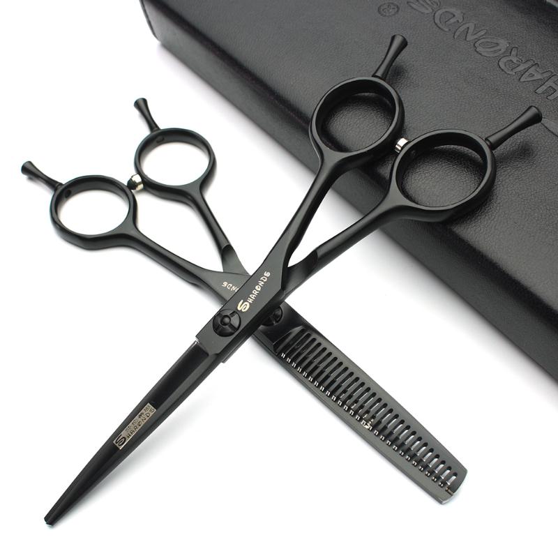 

Hairdresser Scissors hair scissors 2 pcs thinning hairdressing set 5.5" with Stainless steel shear