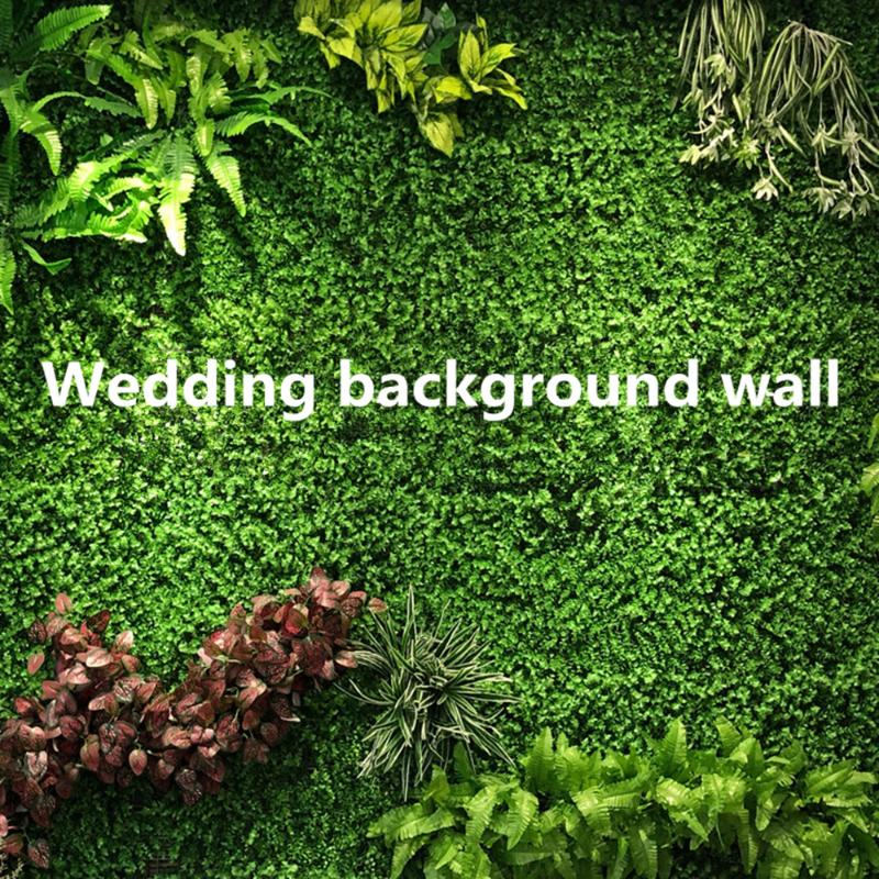 

40*60cm Artificial Plant Simulation Plant Wall Lawn Milan Eucalyptus Grass Plastic Fake Lawn Green Wall Door Decoration, Style 9