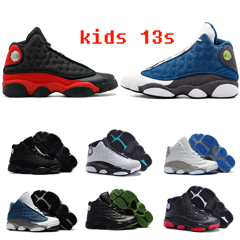 

Kids 13 13s Basketball Shoes Children Boy Girl 13s Bred Chicago Flint Pink Sports Sneakers Kids Xmas Birthday Gift size 28-45