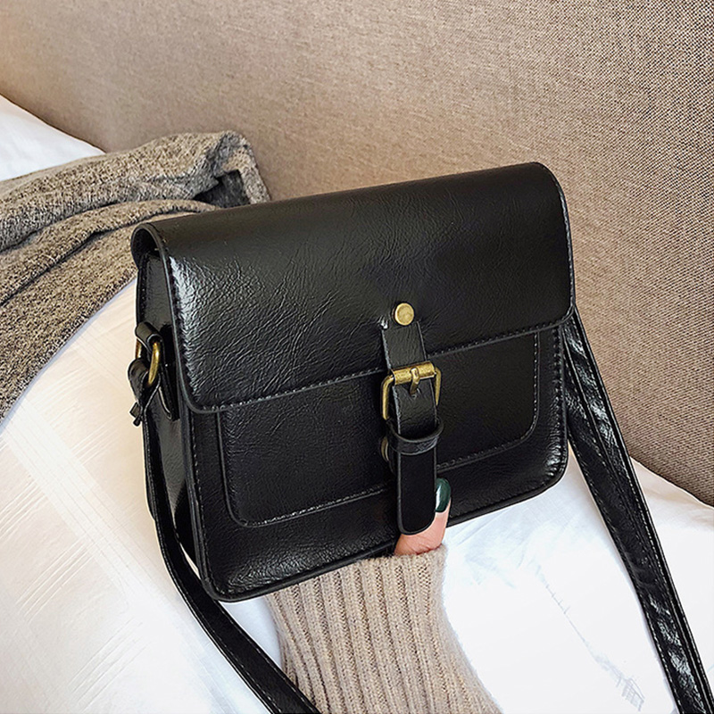 

Korean Fashion Women Shoulder Messenger Bag Ladies Crossbody Bags Female Retro PU Leather Girls Handbag Women Bags bolso mujer