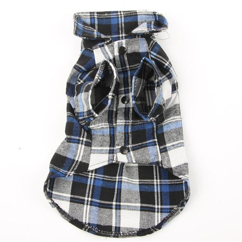 

Dog Pet Plaids Shirt Costume Dog Clothes Festival T-Shirt Autumn Spring Clothing For Pet Dogs Cat Grid Clothes, Red